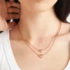 Náhrdelník Eternal Gold z růžového zlata s přívěskem Nano Triangle Náhrdelník Eternal Gold z růžového zlata s přívěskem Nano Triangle