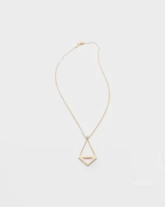 Náhrdelník s přívěskem Eternal Gold Cut-Out ze žlutého zlata