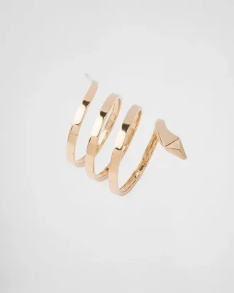 Náramek Eternal Gold Multi-Coil Snake ze žlutého zlata
