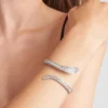 Náramek Eternal Gold Snake z bílého zlata a diamantů Náramek Eternal Gold Snake z bílého zlata a diamantů