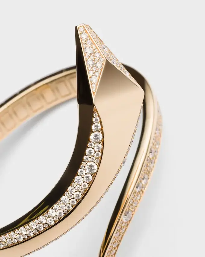 Náramek Eternal Gold Snake ze žlutého zlata a diamantů Náramek Eternal Gold Snake ze žlutého zlata a diamantů