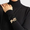 Náramek Eternal Gold z žlutého zlata s keramickými prvky Náramek Eternal Gold z žlutého zlata s keramickými prvky