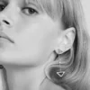 Náušnice Eternal Gold Drop ze žlutého zlata s diamanty a ametystem Náušnice Eternal Gold Drop ze žlutého zlata s diamanty a ametystem