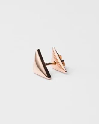 Náušnice Eternal Gold Nano Triangle Mono z růžového zlata Náušnice Eternal Gold Nano Triangle Mono z růžového zlata