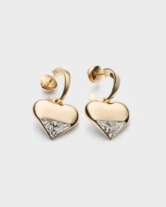 Náušnice Eternal Gold z žlutého zlata a laboratorně vypěstovaných diamantů