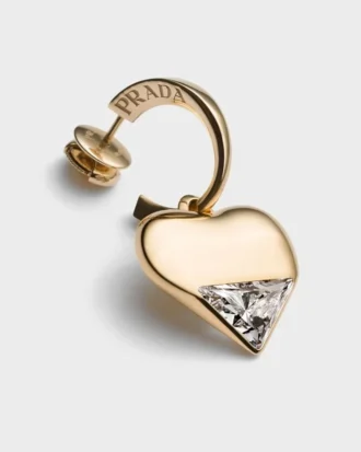 Náušnice Eternal Gold z žlutého zlata a laboratorně vypěstovaných diamantů