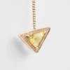 Náušnice Eternal Gold z žlutého zlata s diamanty a zeleným křemenem Náušnice Eternal Gold z žlutého zlata s diamanty a zeleným křemenem