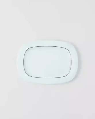Obdélníkový porcelánový podnos – Celadon