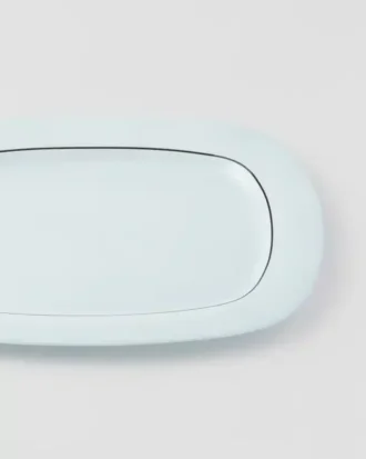 Obdélníkový porcelánový podnos – Celadon