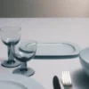 Obdélníkový porcelánový podnos – Celadon Obdélníkový porcelánový podnos – Celadon