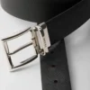 Oboustranný opasek z kůže Saffiano Oboustranný opasek z kůže Saffiano