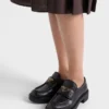 Čokoládové mokasíny z patinované kůže Čokoládové mokasíny z patinované kůže