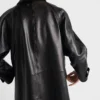 Oversized kožený kabát Oversized kožený kabát