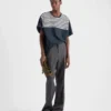 Oversized pruhované bavlněné tričko Oversized pruhované bavlněné tričko