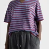 Oversized pruhované tričko z džerzeje Oversized pruhované tričko z džerzeje