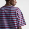 Oversized pruhované tričko z džerzeje Oversized pruhované tričko z džerzeje