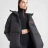 Oversized technický péřový kabát z Re-Nylonu