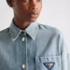 Oversizedová košile z organického denimu Oversizedová košile z organického denimu