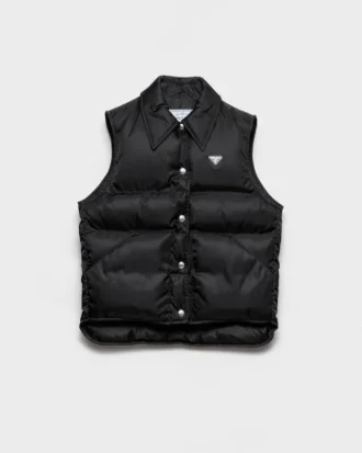 Peříčková vesta z materiálu Re-Nylon