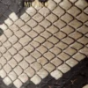 Platformové sandály z kůže s potiskem pythoní kůže Platformové sandály z kůže s potiskem pythoní kůže