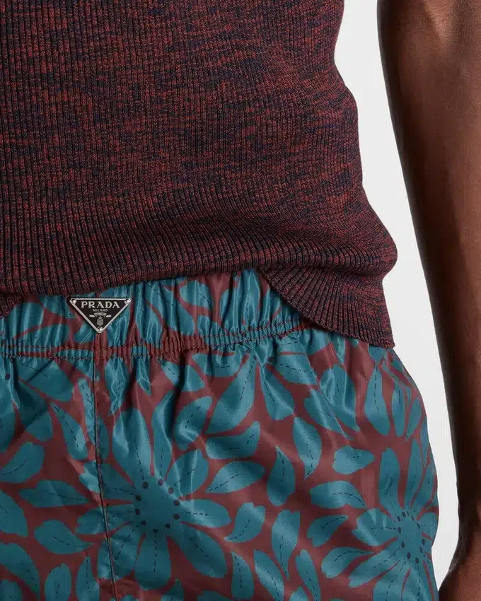 Plavky z potištěného materiálu Re-Nylon Plavky z potištěného materiálu Re-Nylon