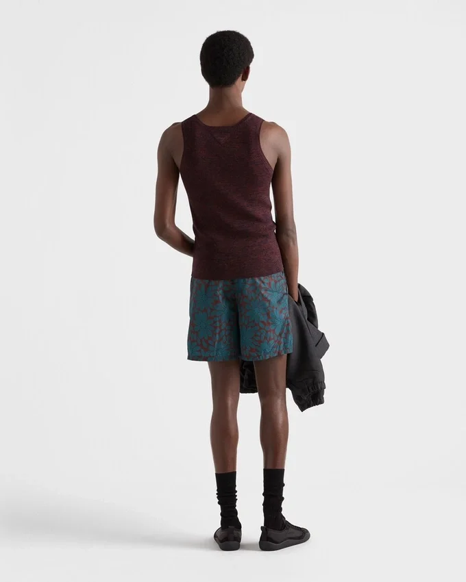 Plavky z potištěného materiálu Re-Nylon Plavky z potištěného materiálu Re-Nylon
