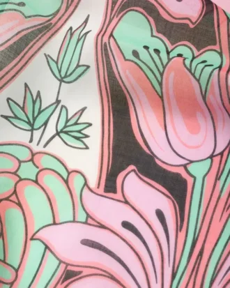 Plážový sarong z potištěné bavlny Plážový sarong z potištěné bavlny