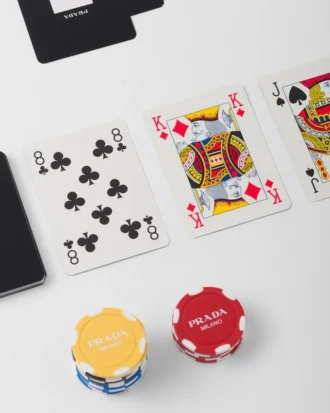 Pokerová sada z kůže Saffiano