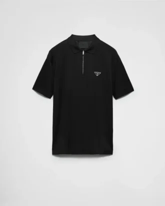Polo tričko Piqua s detaily z materiálu Re-Nylon