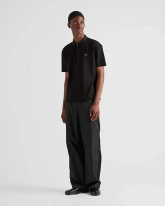 Polo tričko Piqua s detaily z materiálu Re-Nylon