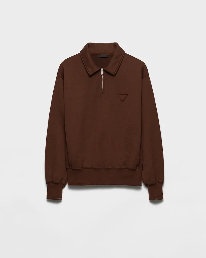 Polo tričko z bavlněného fleece Polo tričko z bavlněného fleece