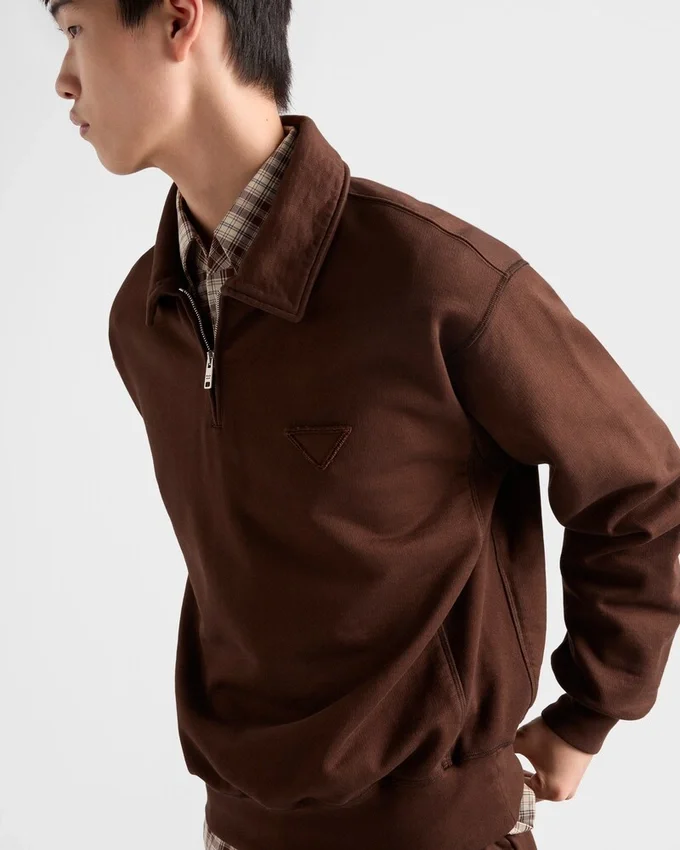 Polo tričko z bavlněného fleece Polo tričko z bavlněného fleece