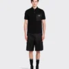 Polo tričko z elastické bavlny s detaily z materiálu Re-Nylon Polo tričko z elastické bavlny s detaily z materiálu Re-Nylon