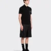 Polo tričko z elastické bavlny s detaily z materiálu Re-Nylon Polo tričko z elastické bavlny s detaily z materiálu Re-Nylon
