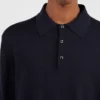 Polo tričko z kašmíru a hedvábí Polo tričko z kašmíru a hedvábí