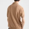 Polo tričko z kašmíru a hedvábí Polo tričko z kašmíru a hedvábí