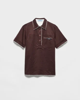 Polo tričko z lisle bavlny Polo tričko z lisle bavlny