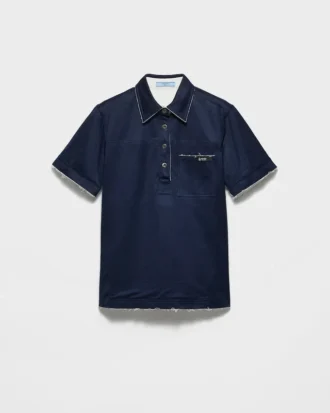 Polo tričko z lisle bavlny Polo tričko z lisle bavlny