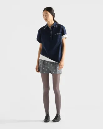 Polo tričko z lisle bavlny Polo tričko z lisle bavlny
