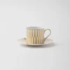 Porcelánový čajový šálek – pruhy Porcelánový čajový šálek – pruhy