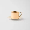 Porcelánový čajový šálek – ryzí zlato Porcelánový čajový šálek – ryzí zlato