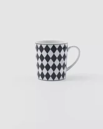 Porcelánový hrnek – šachovnice Porcelánový hrnek – šachovnice