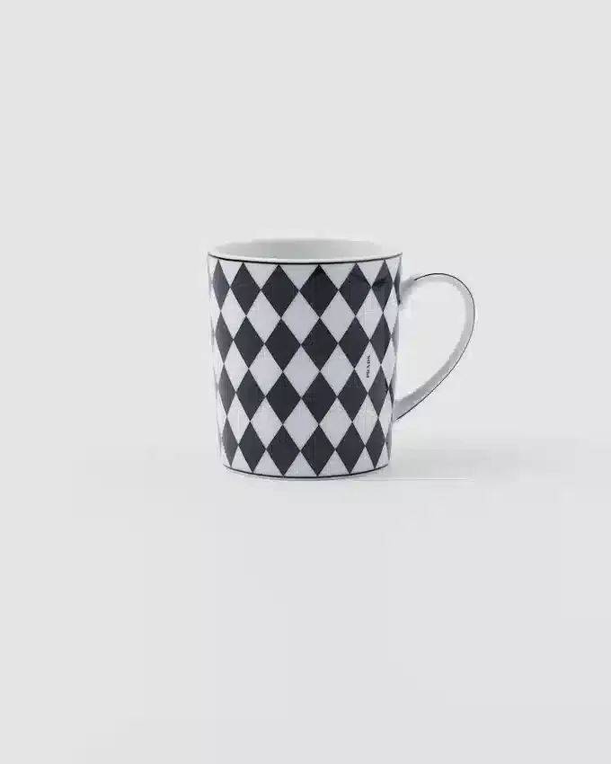 Porcelánový hrnek – šachovnice Porcelánový hrnek – šachovnice