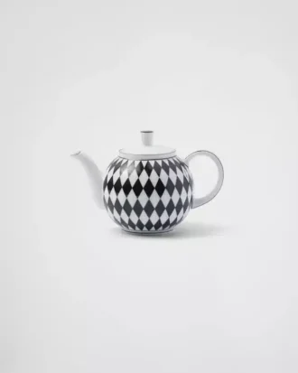Porcelánová konvice – šachovnice