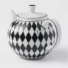 Porcelánová konvice – šachovnice Porcelánová konvice – šachovnice