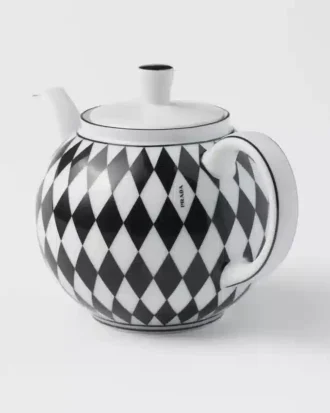 Porcelánová konvice – šachovnice
