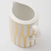Porcelánová konvička na mléko – pruhy Porcelánová konvička na mléko – pruhy