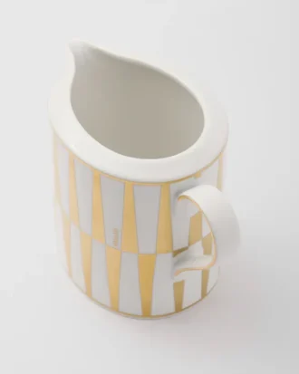 Porcelánová konvička na mléko – pruhy