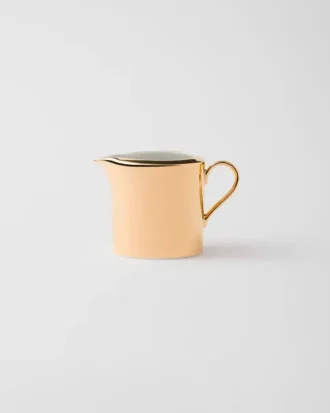 Porcelánová konvička na mléko – ryzí zlato