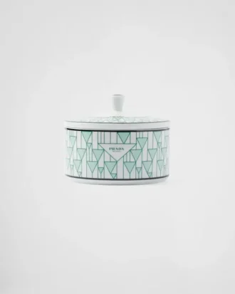 Porcelánová krabička – Vienna Green